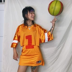 Nike Orange Jersey skirt set